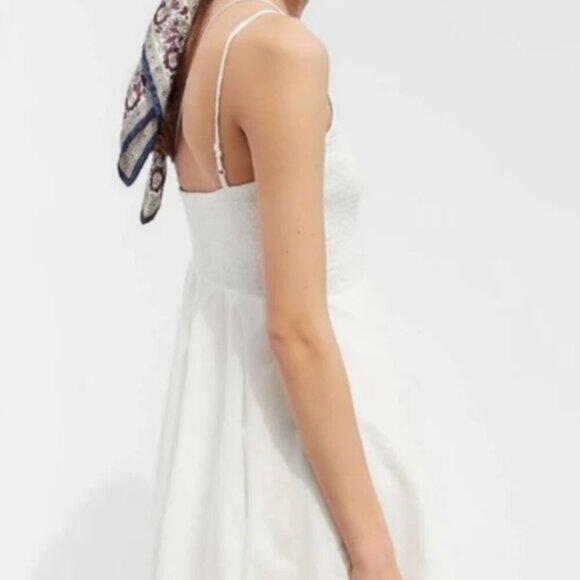 Urban Outfitters Dahlia Asymmetrical Smocked Mini Dress - Picture 5 of 13